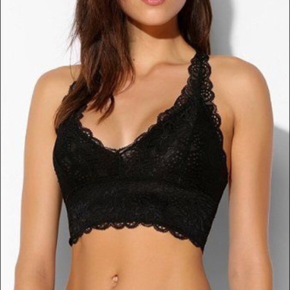 Urban Outfitters Kimchi Blue Lace Black Bra - Picture 2 of 8